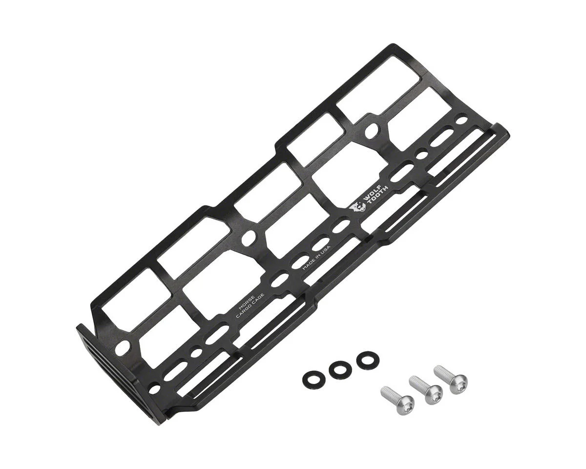 Wolf Tooth Components Morse Cargo Cage (Black) (No Straps)
